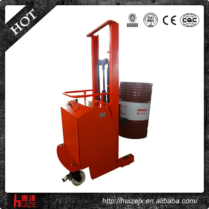 2半電動(dòng)配重油桶車(chē)（無(wú)底腿，只堆垛，不翻轉(zhuǎn)）