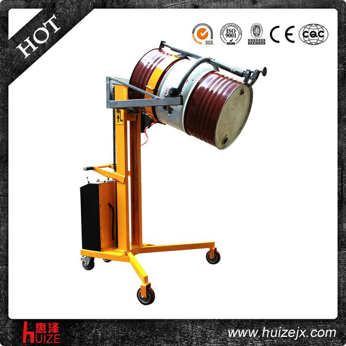 半電動(dòng)油桶車（直角腿，夾鐵桶翻轉(zhuǎn)）