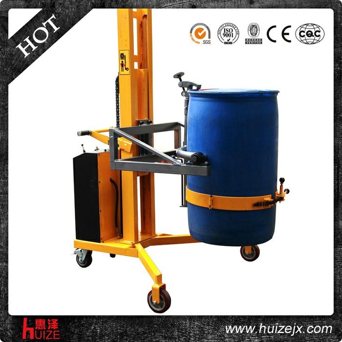 半電動(dòng)油桶車（直角腿，夾鐵桶翻轉(zhuǎn)）